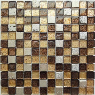 Coffee Glass Foil Mosaic KSL-16455