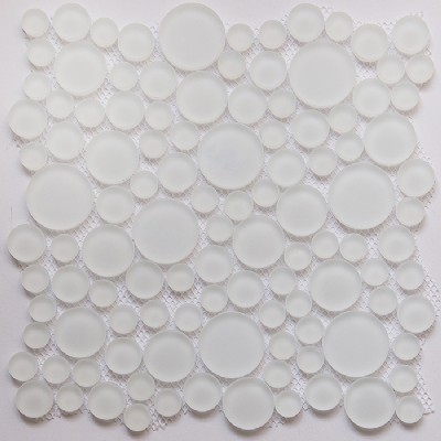 Super White Round Mosaic KSL-4101