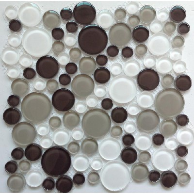 Mixed Color Glass Mosaic Tile KSL-16609