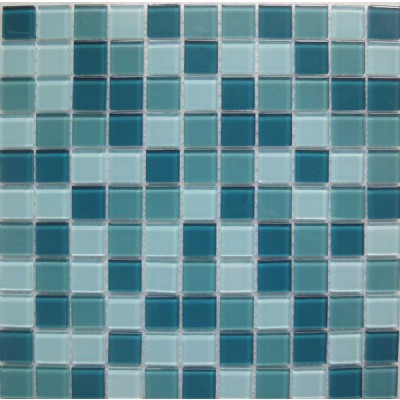 Lake Green Glass Mosaic Tile KSL-16666