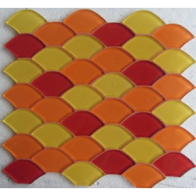 Ventilador de cristal del mosaico KSL-C10192