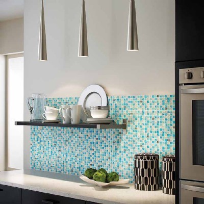 Crackle Glass Mosaic Tile KSL-1352