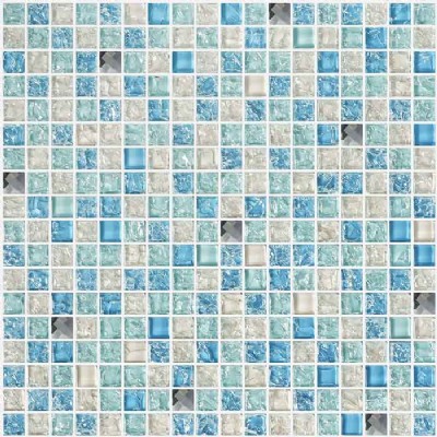 Crackle Glass Mosaic Tile KSL-1352
