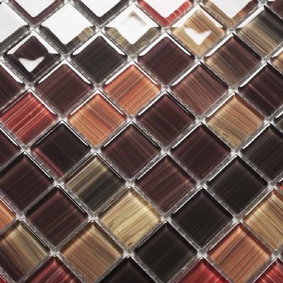 Marron Painting Glass Mosaic  KSL-151174