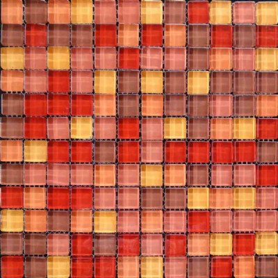 Colorido del azulejo del mosaico del vidrio cristalino KSL-16688