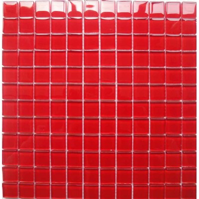 Mosaico de cristal rojo KSL-16689