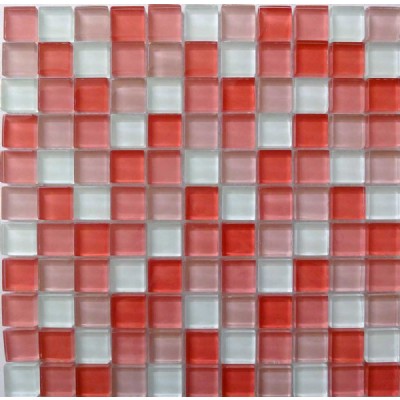 Azulejo rosado del mosaico de cristal KSL-16690