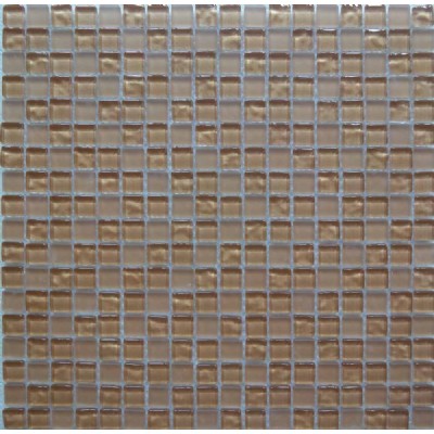 mosaico de vidrio cuadrado de 15x15mm KSL-16741