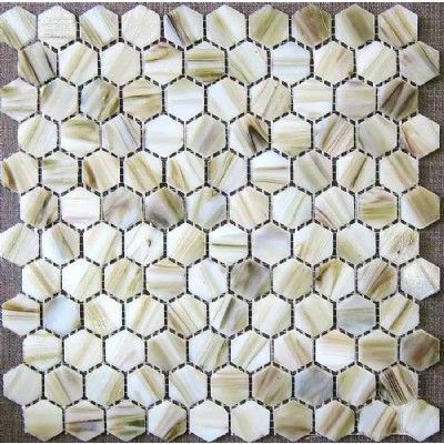 Mosaico de la teja línea de oro KSL-GL014