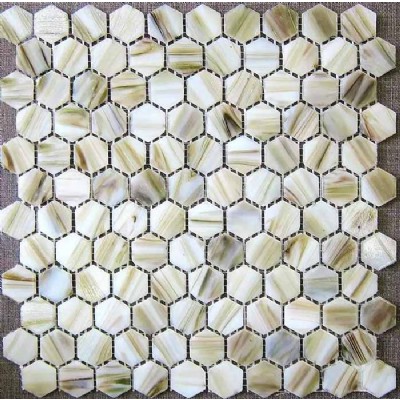 Mosaic Tile golden line  KSL-GL014