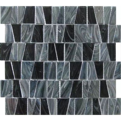 Black Golden Line Mosaic Tile KSL-GL025