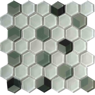 3D mixed glass mosaic tile KSL-16303