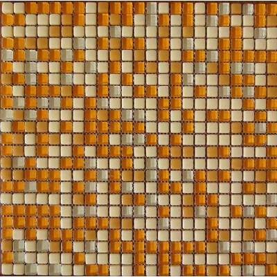 La decoración del piso mosaico de vidrio reciclado KSL-16777