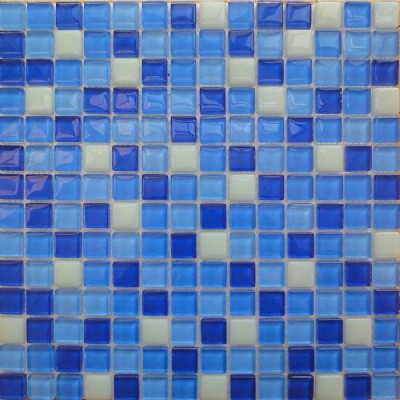 Azulejo de la piscina Decoración reciclado de vidrio mosaico KSL-16783
