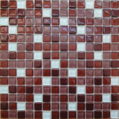 Cocina Azulejos Mosaico de vidrio reciclado KSL-16785