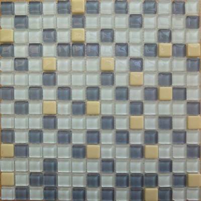 Baldosa mosaico de vidrio reciclado protector contra salpicaduras KSL-16786 