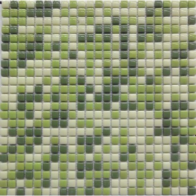 Reciclado Verde Mosaico de cristal KSL-16799