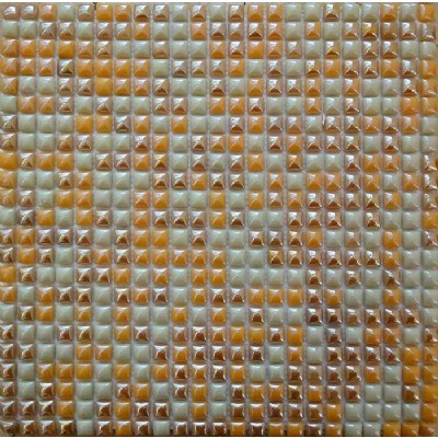 Iridescent Mini Recycled Glass Mosaic KSL-16807