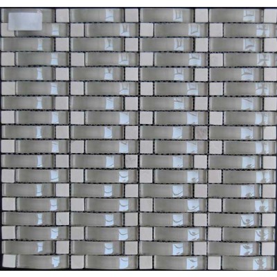 Wave Grey Mosaic Tile KSL-13601