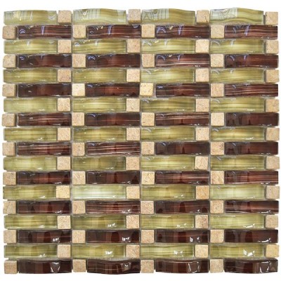 Wave Glass Stone Mosaic KSL-151129