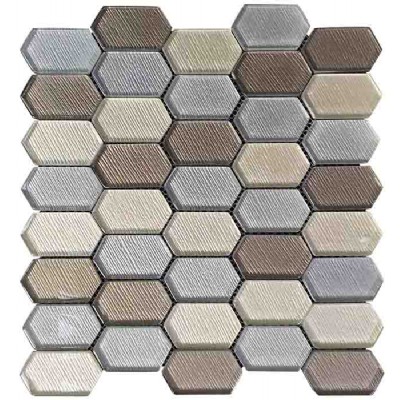 Hexagon Glass Decor Tile KSL-16289