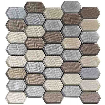 Baldosa hexagonal Decoración de cristal KSL-16289