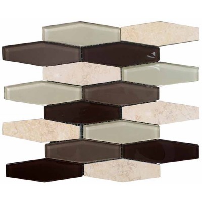 Royal Rhombus Glass Decor Tile KSL-16290