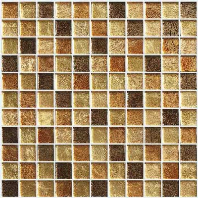 25 x 25 Glass Foil Mosaic KSL-1362