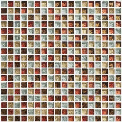 15x15 Glass Foil Mosaic KSL-1603