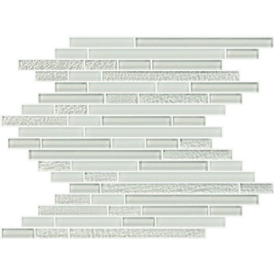 Crumpled Glass Interlocking Mosaic Tile KSL-1304