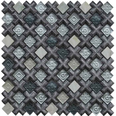 Glass Stone Mosaic Loop Tile KSL-16263