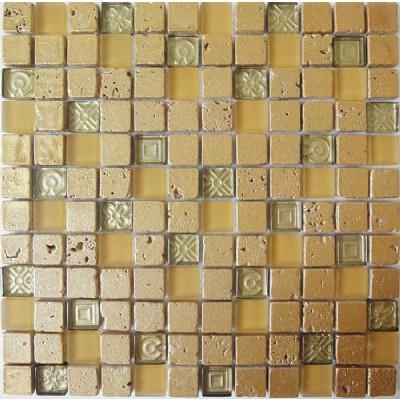 Decoración de la hoja del mosaico KSL-16414