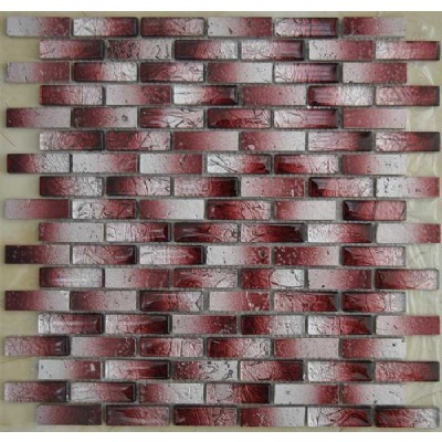 Púrpura del gradiente del color de cristal de la hoja del mosaico KSL-DP0103