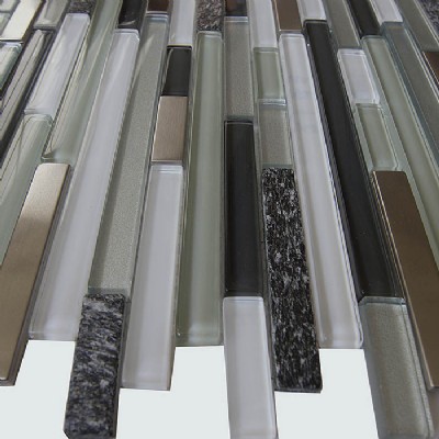 Steel Glass Decoration mosaic Tile  GM3103