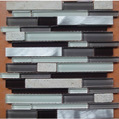 Glass Stone Interlocking Tile KSL-16543