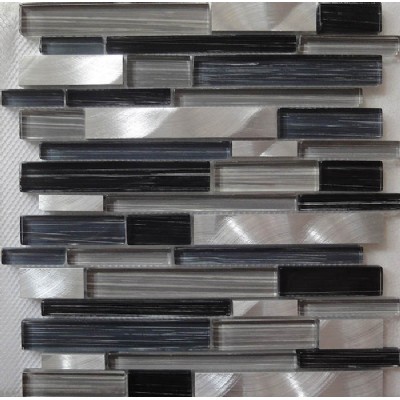 Painting Glass Mosaic Metal Tile KSL-16538