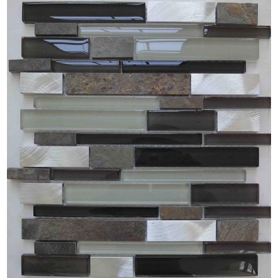 Glass Stone Decor Mosaic Random Tile KSL-16544