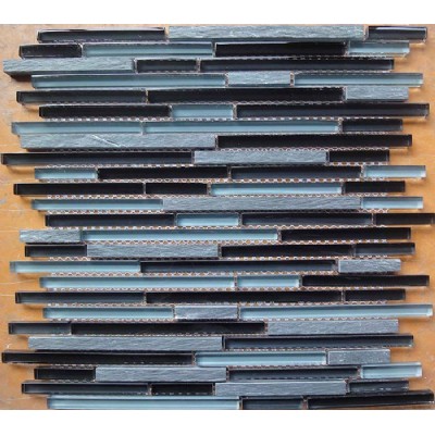 Thin Random Glass Stone Mosaic KSL-16558