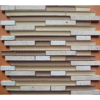 Marble Glass Mosaic Tile  KSL-16593