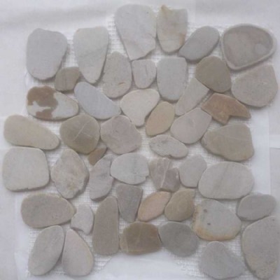 mosaico de piedra de guijarros de río KSL-DP0065