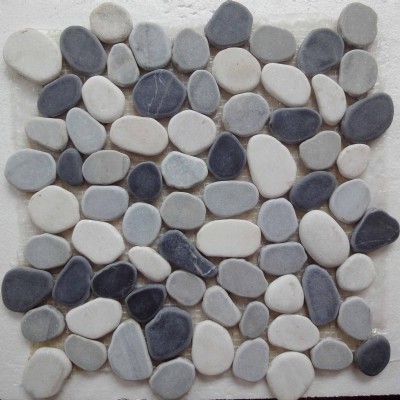 natural pebble mosaic   KSL-DP0124