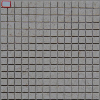 20x20 begie de mármol del mosaico KSL-16161
