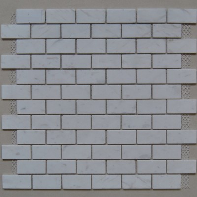 23x48 White Marble Mosaic KSL-16154