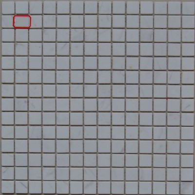 20x20 blanca de mármol del mosaico KSL-16143