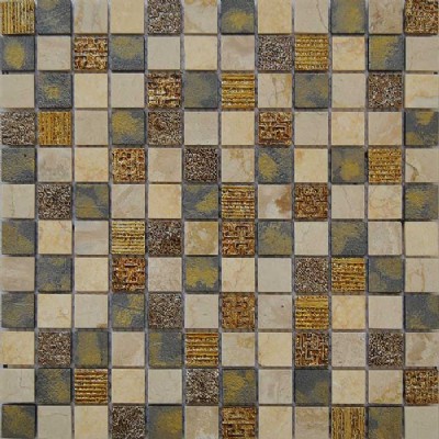 Rejilla de mármol del mosaico del azulejo KSL-151001