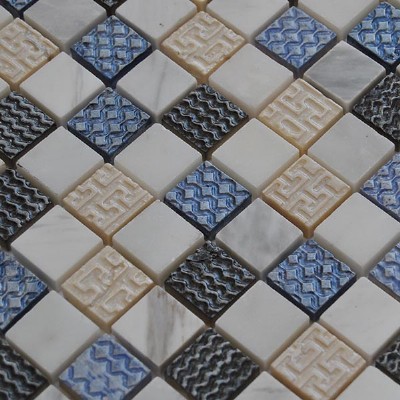 Rejilla de mármol del mosaico KSL-151002