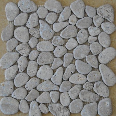mosaico de piedra de río chino KSL-DP0131
