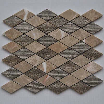 Rhombus Marble Mosaic  KSL-151018