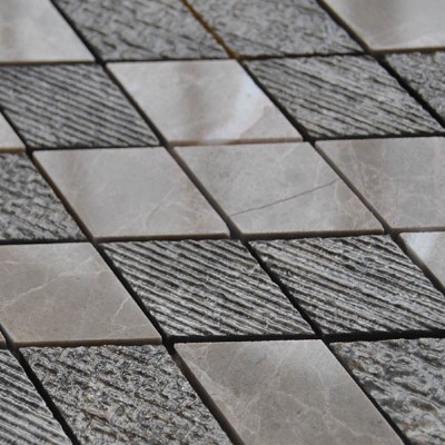 Rhombus Marble Mosaic  KSL-151018