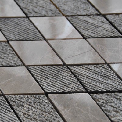 Rhombus Marble Mosaic  KSL-151018